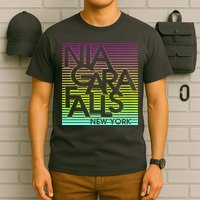 Niagara Falls New York Neon T-Shirt