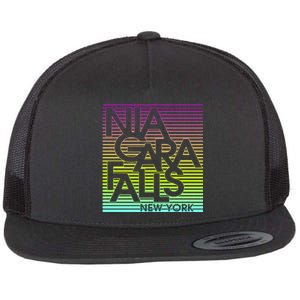 Niagara Falls New York Neon Flat Bill Trucker Hat