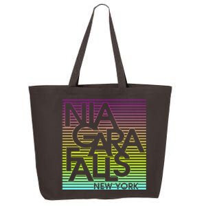 Niagara Falls New York Neon 25L Jumbo Tote