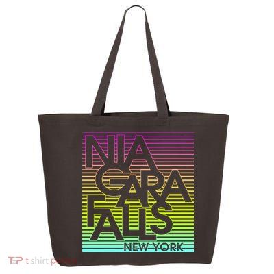 Niagara Falls New York Neon 25L Jumbo Tote
