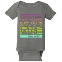 Niagara Falls New York Neon Baby Bodysuit