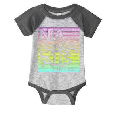 Niagara Falls New York Neon Infant Baby Jersey Bodysuit