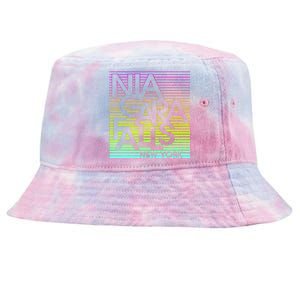 Niagara Falls New York Neon Tie-Dyed Bucket Hat