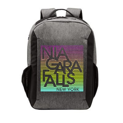 Niagara Falls New York Neon Vector Backpack