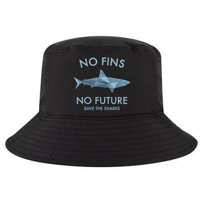 No Fins No Future Protect The Sharks Scuba Shark Safe Sharks TShirt Cool Comfort Performance Bucket Hat