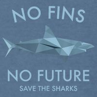 No Fins No Future Protect The Sharks Scuba Shark Safe Sharks TShirt Garment-Dyed Sweatshirt