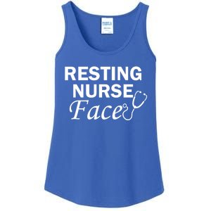 Nurse Funny Nursing Resting Nurse Face Cool Gift Ladies Essential Tank