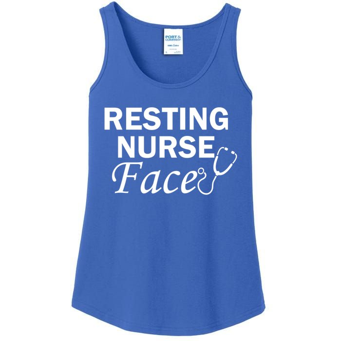 Nurse Funny Nursing Resting Nurse Face Cool Gift Ladies Essential Tank