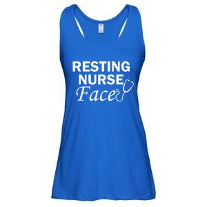 Nurse Funny Nursing Resting Nurse Face Cool Gift Ladies Essential Flowy Tank