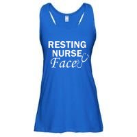 Nurse Funny Nursing Resting Nurse Face Cool Gift Ladies Essential Flowy Tank