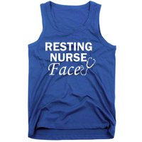 Nurse Funny Nursing Resting Nurse Face Cool Gift Tank Top