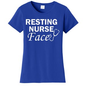 Nurse Funny Nursing Resting Nurse Face Cool Gift Women's T-Shirt