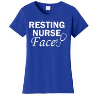 Nurse Funny Nursing Resting Nurse Face Cool Gift Women's T-Shirt