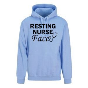 Nurse Funny Nursing Resting Nurse Face Cool Gift Unisex Surf Hoodie