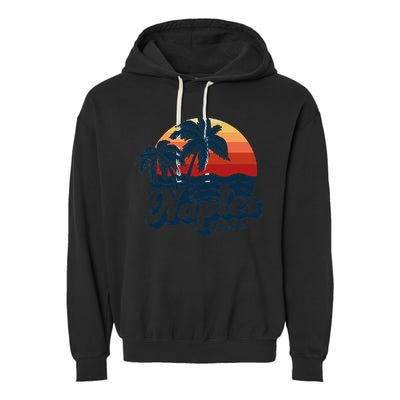 Naples Florida Garment-Dyed Fleece Hoodie