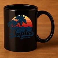 Naples Florida 11oz C Handle Ceramic Mug