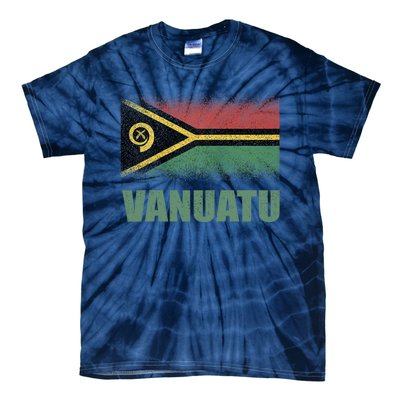 National Flag Of Vanuatu Souvenir Gift Tie-Dye T-Shirt