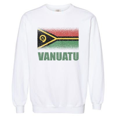 National Flag Of Vanuatu Souvenir Gift Garment-Dyed Sweatshirt