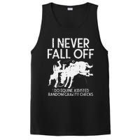 Never Fall Off Horse Funny Horseback Riding Equestrian Gift PosiCharge Competitor Tank