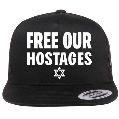 Neveragainlive1 Free Our Hostages Israel Flatbill Hat