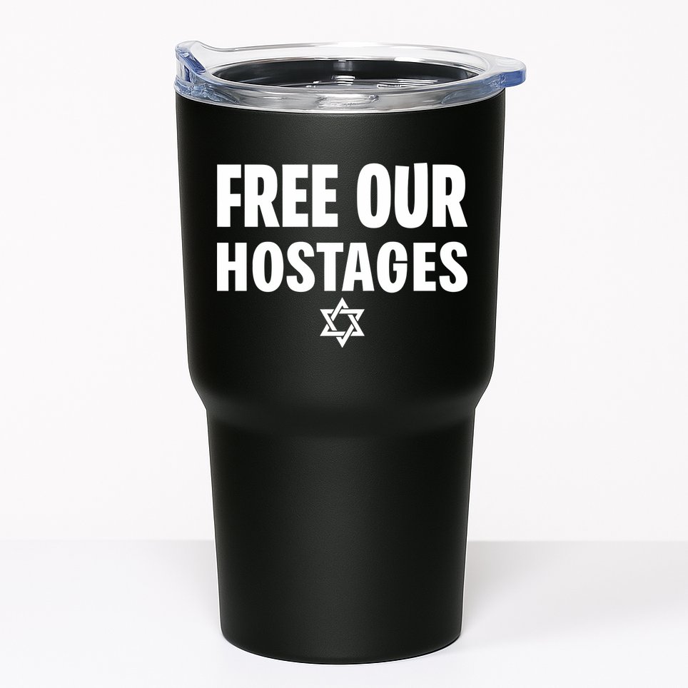 Neveragainlive1 Free Our Hostages Israel Tumbler