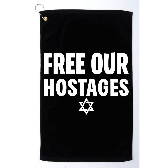 Neveragainlive1 Free Our Hostages Israel Golf Towel