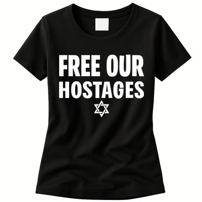 Neveragainlive1 Free Our Hostages Israel Womens T-Shirt
