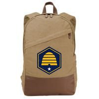 New Flag Of Utah Beehive Symbol Cotton Canvas Backpack