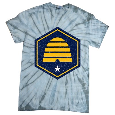 New Flag Of Utah Beehive Symbol Tie-Dye T-Shirt