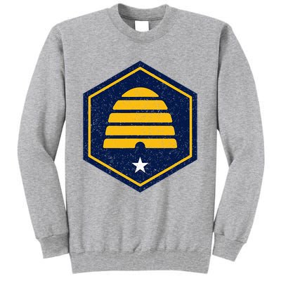 New Flag Of Utah Beehive Symbol Tall Sweatshirt