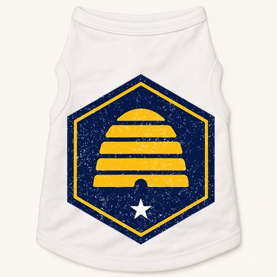 New Flag Of Utah Beehive Symbol Doggie Tank