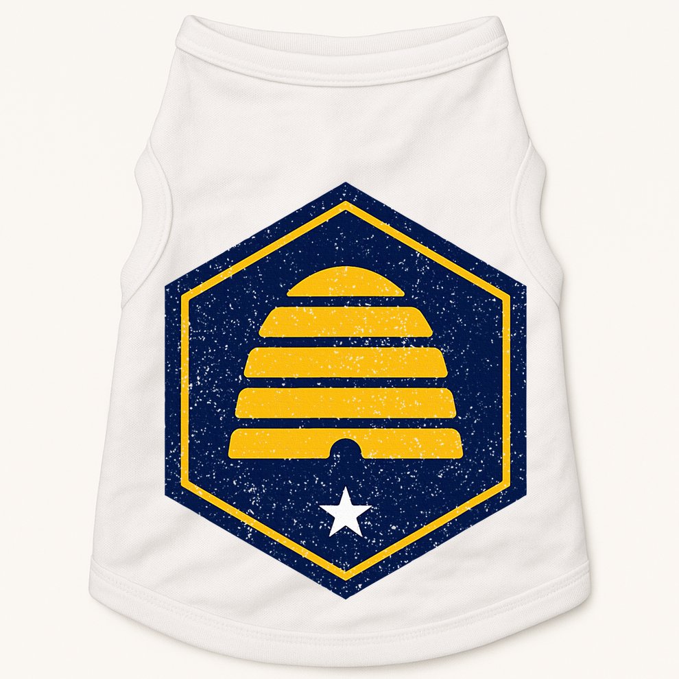 New Flag Of Utah Beehive Symbol Doggie Tank