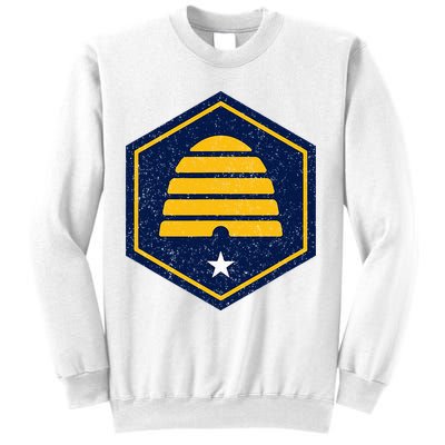 New Flag Of Utah Beehive Symbol Sweatshirt