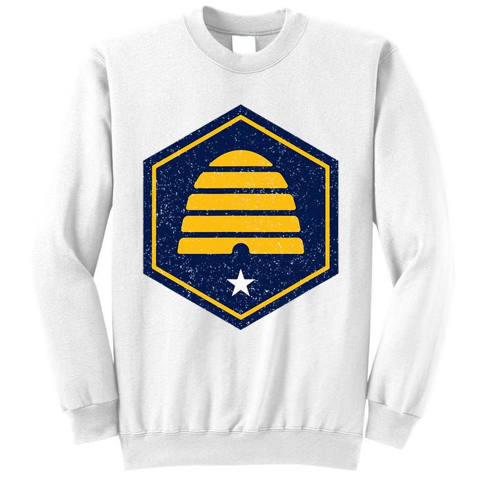 New Flag Of Utah Beehive Symbol Sweatshirt