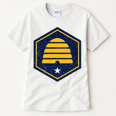 New Flag Of Utah Beehive Symbol Tall T-Shirt