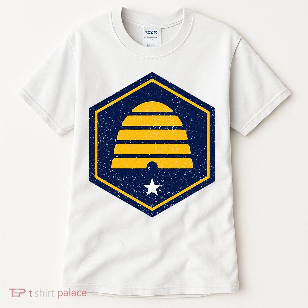New Flag Of Utah Beehive Symbol Tall T-Shirt