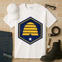 New Flag Of Utah Beehive Symbol Tall T-Shirt
