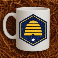 New Flag Of Utah Beehive Symbol Mug
