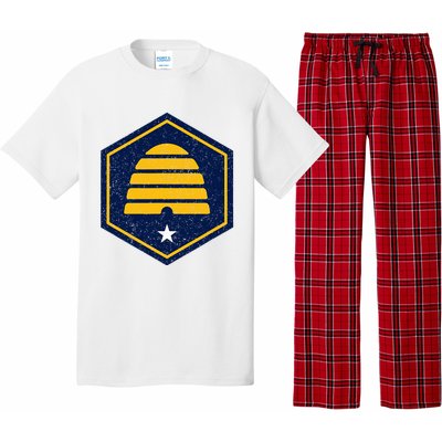 New Flag Of Utah Beehive Symbol Pajama Set