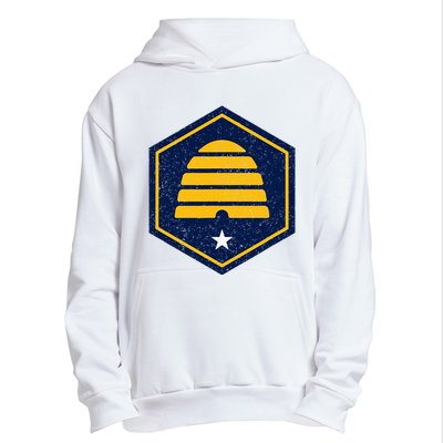 New Flag Of Utah Beehive Symbol Urban Pullover Hoodie