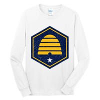 New Flag Of Utah Beehive Symbol Tall Long Sleeve T-Shirt