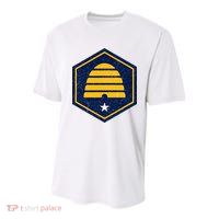 New Flag Of Utah Beehive Symbol Youth Performance Sprint T-Shirt