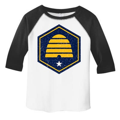 New Flag Of Utah Beehive Symbol Toddler Fine Jersey T-Shirt
