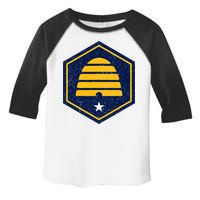 New Flag Of Utah Beehive Symbol Toddler Fine Jersey T-Shirt