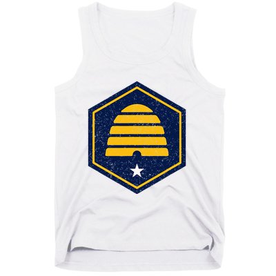 New Flag Of Utah Beehive Symbol Tank Top