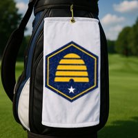 New Flag Of Utah Beehive Symbol Golf Towel