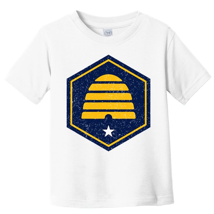 New Flag Of Utah Beehive Symbol Toddler T-Shirt