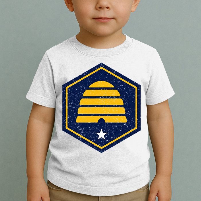 New Flag Of Utah Beehive Symbol Toddler T-Shirt
