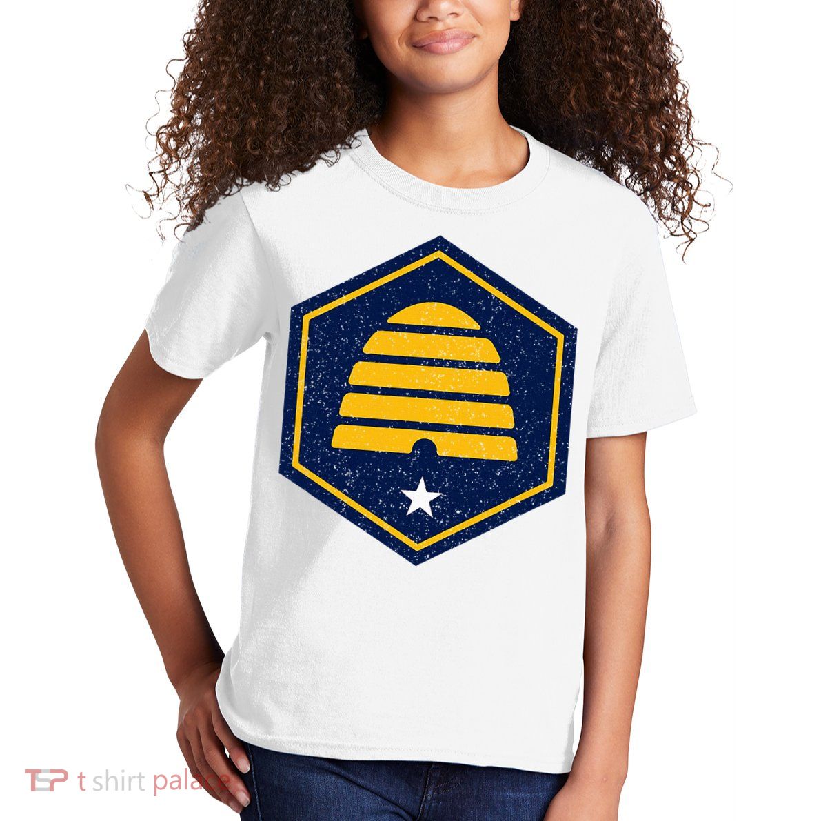 New Flag Of Utah Beehive Symbol Kids T-Shirt