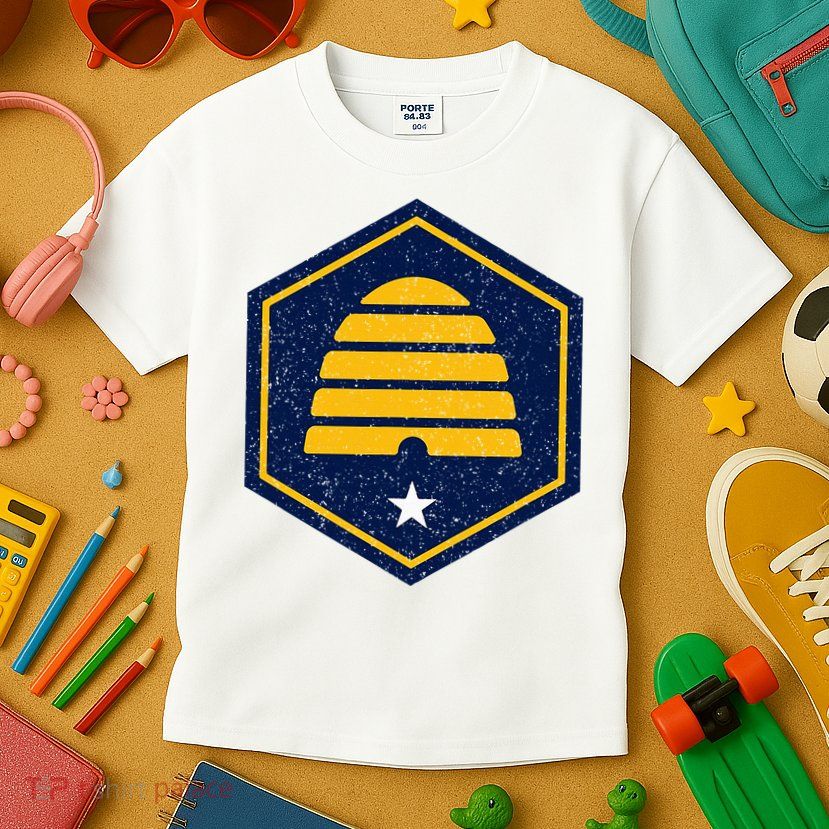 New Flag Of Utah Beehive Symbol Kids T-Shirt